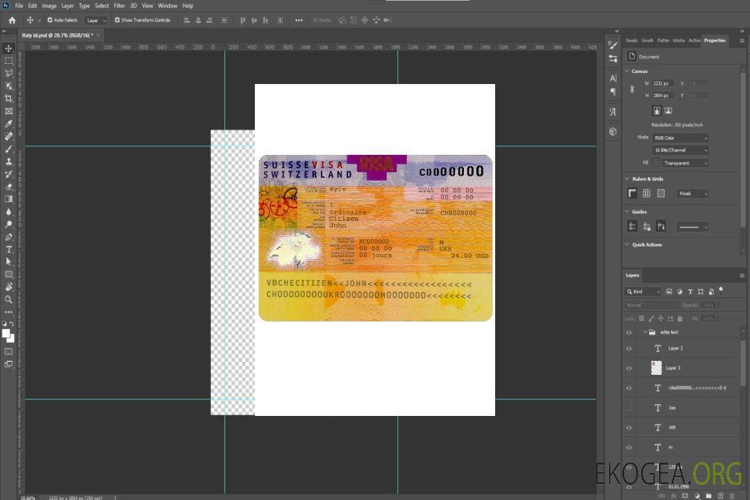 Visa Suisse template Visa Suisse template